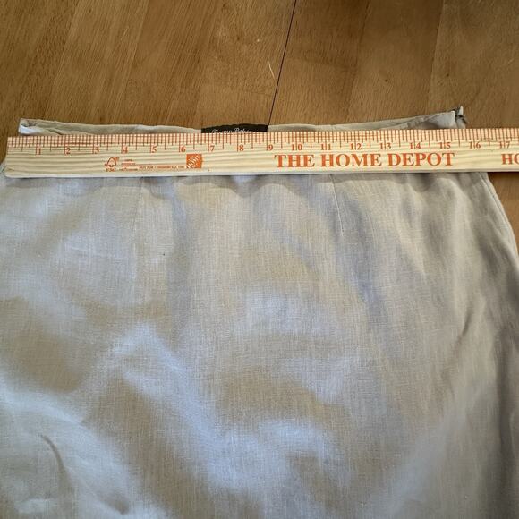 Tommy Bahama Skirt Womens 6 Khaki Linen Two Palms Tiered Ruffle Raw Edged Trim - Picture 6 of 8